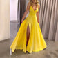 Maxim - Maxi dress summer fashion suspenders split capped waist