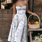 Dahlia - Elegant pleated strapless dress