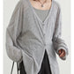 TERRA | DRAPED RELAXED CARDIGAN