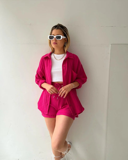 Madelyn - Two-piece set with pleated curtain