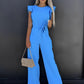 Veronica - Jumpsuit with Ruffle Belt
