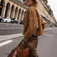 ELLEN | STUDDED SUEDE JACKET