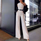 One shoulder jumpsuit