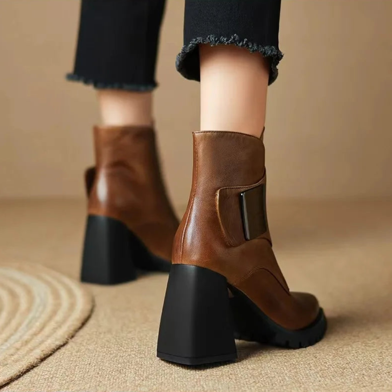 BRIELLA | STATEMENT BLOCK BOOTS