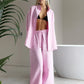 Women's Summer Two-Piece Set - Pants & Top – Léonie