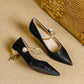 ZENDAYA | PEARL STRAP KITTEN HEELS