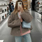 Estela - Oversized cozy short coat