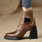 BRIELLA | STATEMENT BLOCK BOOTS