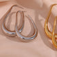 Mariah | Drop Hoop Earrings
