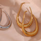 Mariah | Drop Hoop Earrings