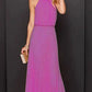 Frances - Sleeveless Halter Neck Dress