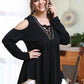 Oversized cold shoulder T-Shirt for Summer 2025