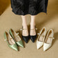 ZENDAYA | PEARL STRAP KITTEN HEELS