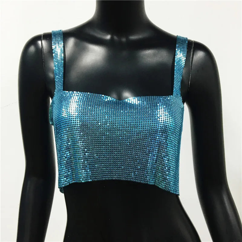 Mayuri | Women's Stylish See-Through Camisole Cropped Top - Fashionable & Light