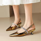 ZAHRA | RHINESTONE SLINGBACK HEELS