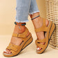 Veritty - Women's wedge sandals with soft bottom
