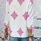 Amalia - Women's blouse with retro print