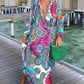 Georgette - Bohemian Long Sleeve Maxi Dress