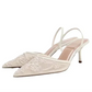Monique | Mesh Slingbacks