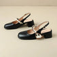 GIAVANNA | PEARL STRAP SLINGBACK HEELS