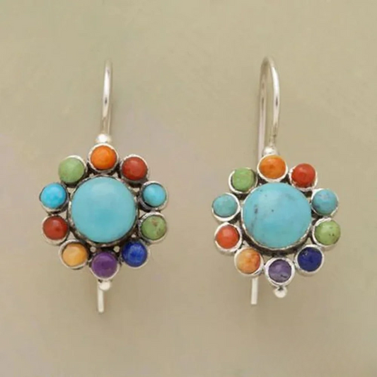 TRYNDA | MULTISTONE DROP EARRINGS