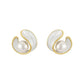 FIORA | SCULPTED PEARL EARRINGS