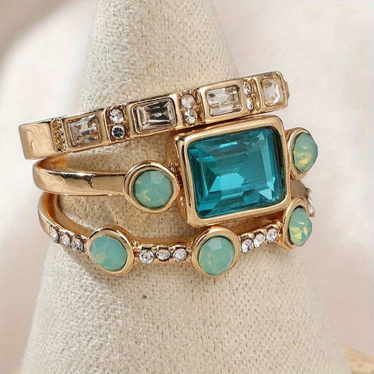 SHAQUITA | STACKED GEMSTONE RING