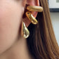 Elowen | 14k Gold Pleated Earrings