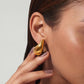 Elowen | 14k Gold Pleated Earrings