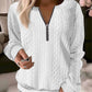 Annette - Plain sweater with zipper