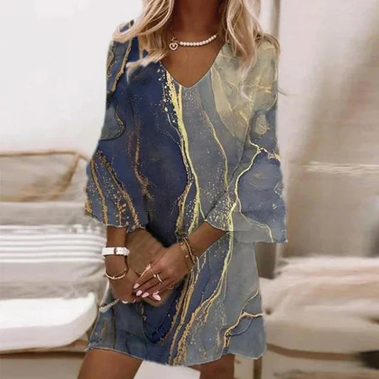 Avery - Bell Sleeve Summer Dress