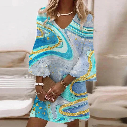 Avery - Bell Sleeve Summer Dress