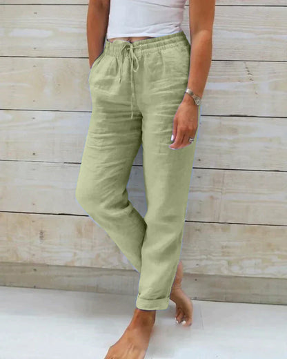Stacy - linen pants for women