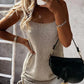 Frederica - Wool dress with lace-up closure