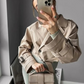 TESS | BELT CROPPED JACKET