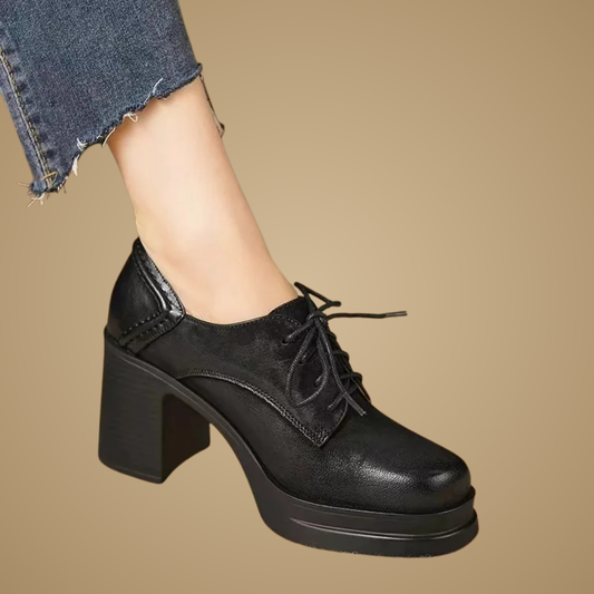 NYSSA | CHUNKY LACE-UP HEELS
