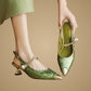MAZIE | SCULPTED TOE-CAP HEELS