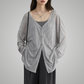 TERRA | DRAPED RELAXED CARDIGAN
