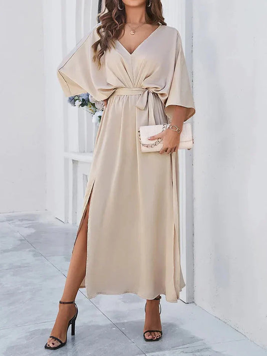 Citra – Elegant Maxi Dress in Satin