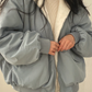 Winter coat with cashmere hood - Vesper