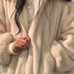 Winter coat with cashmere hood - Vesper