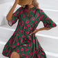 Susanna - Printed midi dress with flared sleeves