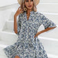 Susanna - Printed midi dress with flared sleeves