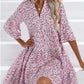 Susanna - Printed midi dress with flared sleeves
