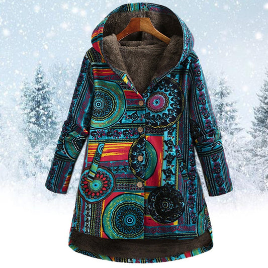 Celeste - Printed Hooded Jacket