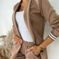 Donna - Women's Striped Blazer and Drawstring Trousers