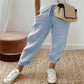 Camila - Casual summer pants with elastic waist