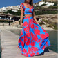 Pearl - Elegant two-piece summer set with boho print