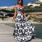 Pearl - Elegant two-piece summer set with boho print