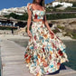 Kiara - Sexy two-piece summer dress with boho print